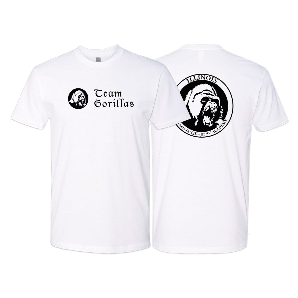 Illinois Brazilian Jiu Jitsu Next Level Adult Shirts #8208 A