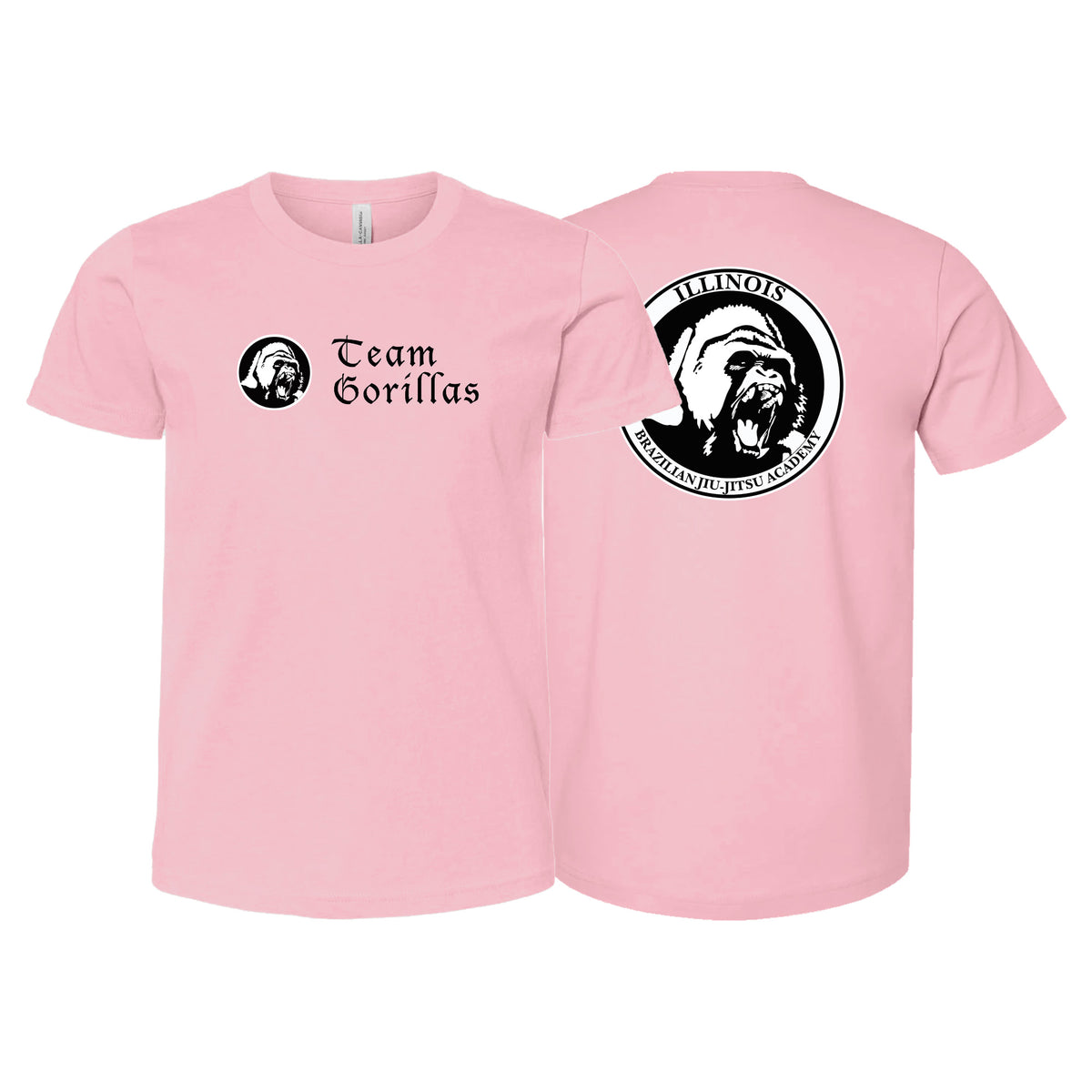 Illinois Brazilian Jiu Jitsu Kids Shirts #8208 A