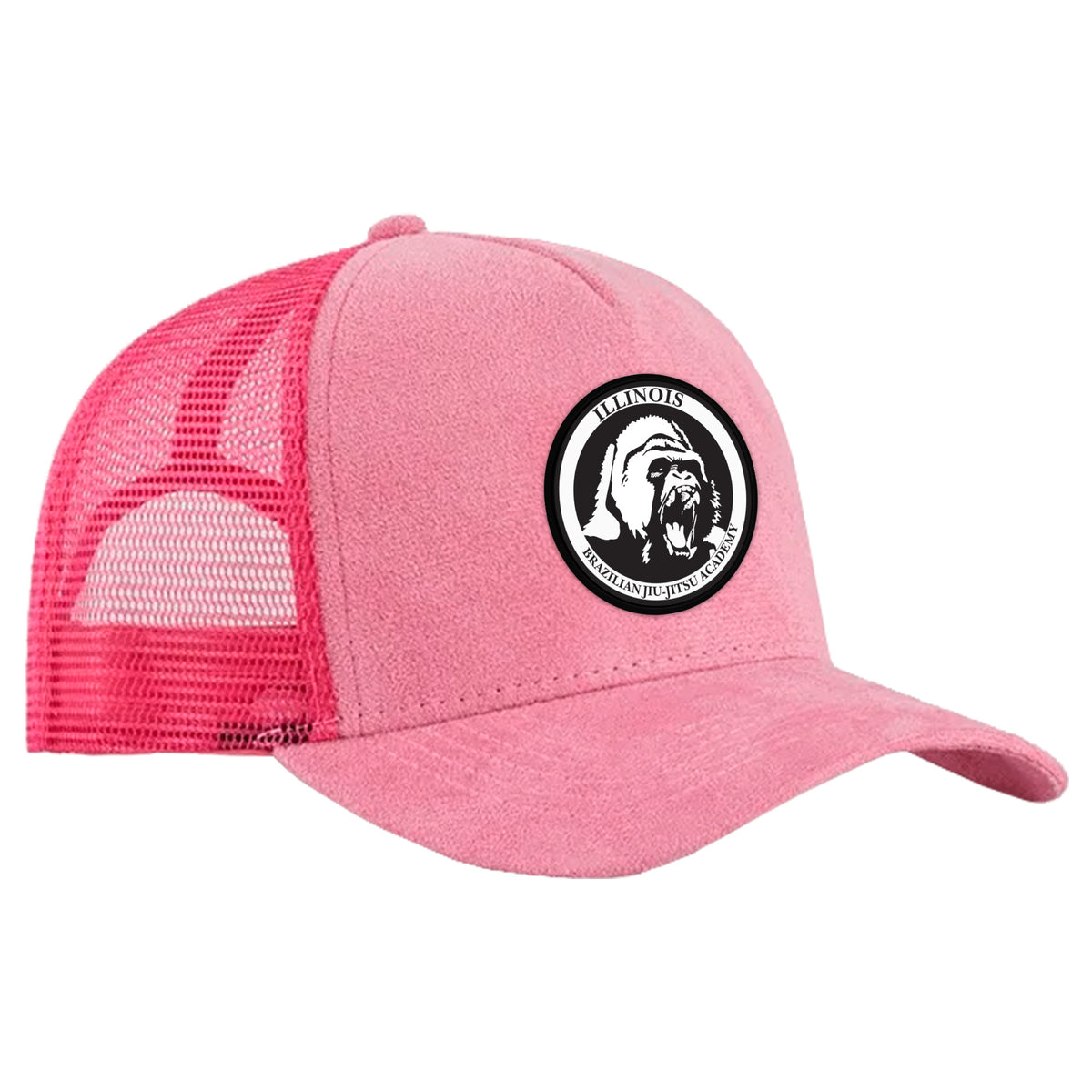 Illinois Brazilian Jiu Jitsu Suede Trucker Hat #8208 A