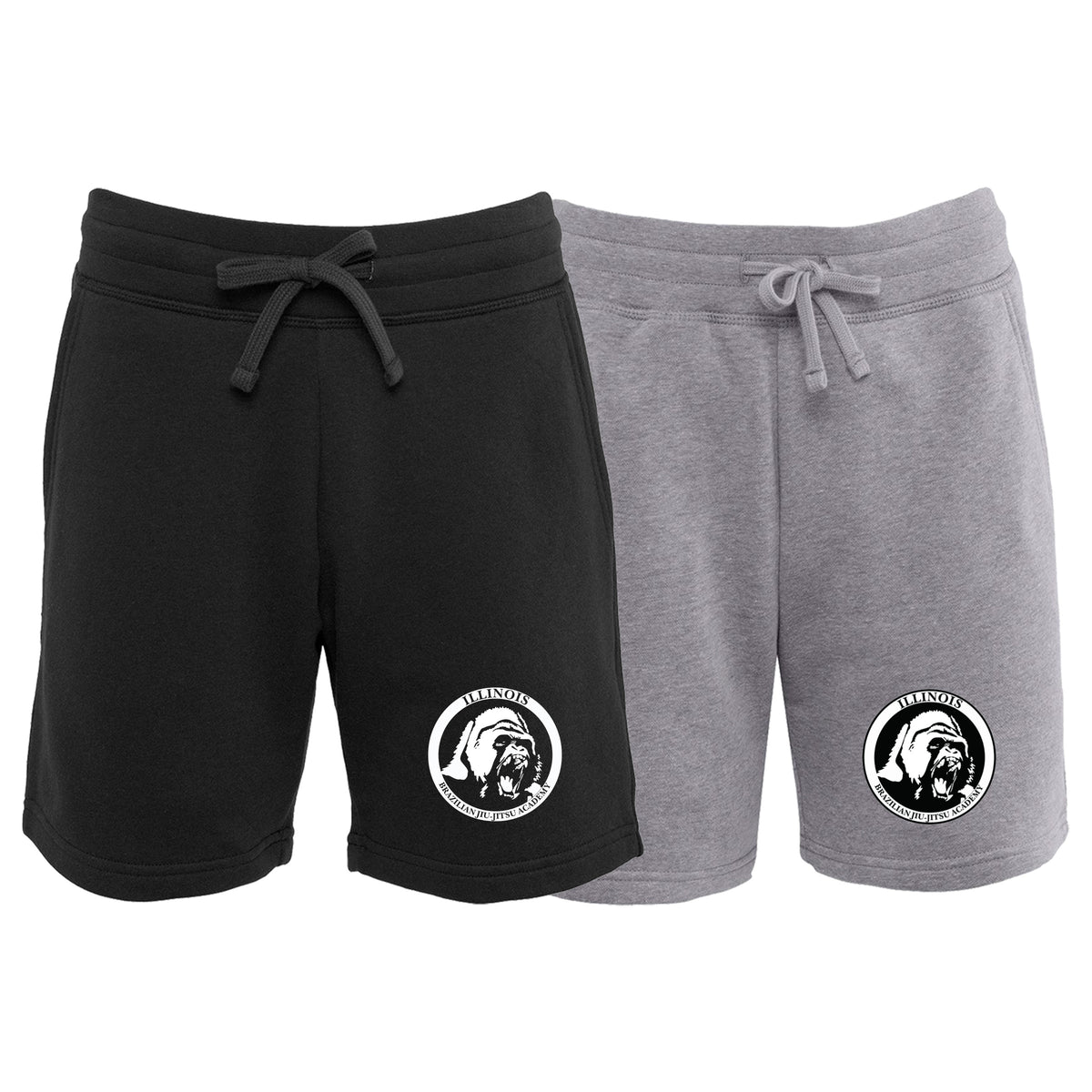 Illinois Brazilian Jiu Jitsu Sweat Shorts #8208 A