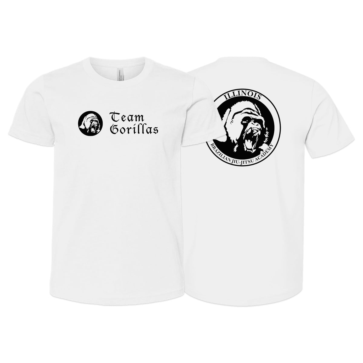 Illinois Brazilian Jiu Jitsu Kids Shirts #8208 A