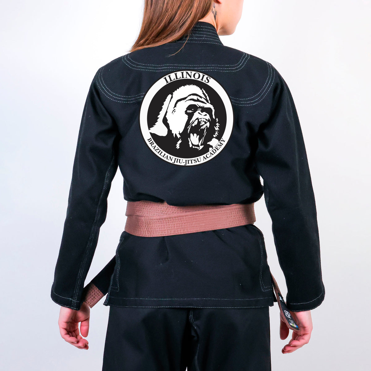 Illinois Brazilian Jiu Jitsu Academy Women's Gi - Black #723 A