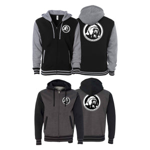 Illinois Brazilian Jiu Jitsu Varsity Zip-Up Hoodies #8208 B