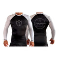 Illinois Brazilian Jiu Jitsu All Black Ranked Long Sleeve Rash Guards #8208 X