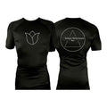 Illinois Brazilian Jiu Jitsu All Black Rash Guards Short Sleeves #8208 X