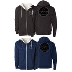 Illinois Brazilian Jiu Jitsu Sherpa Lined Zip-Up Hoodie #8208 X