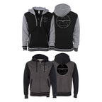 Illinois Brazilian Jiu Jitsu Varsity Zip-Up Hoodies #8208 X