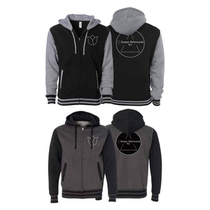 Illinois Brazilian Jiu Jitsu Varsity Zip-Up Hoodies #8208 X