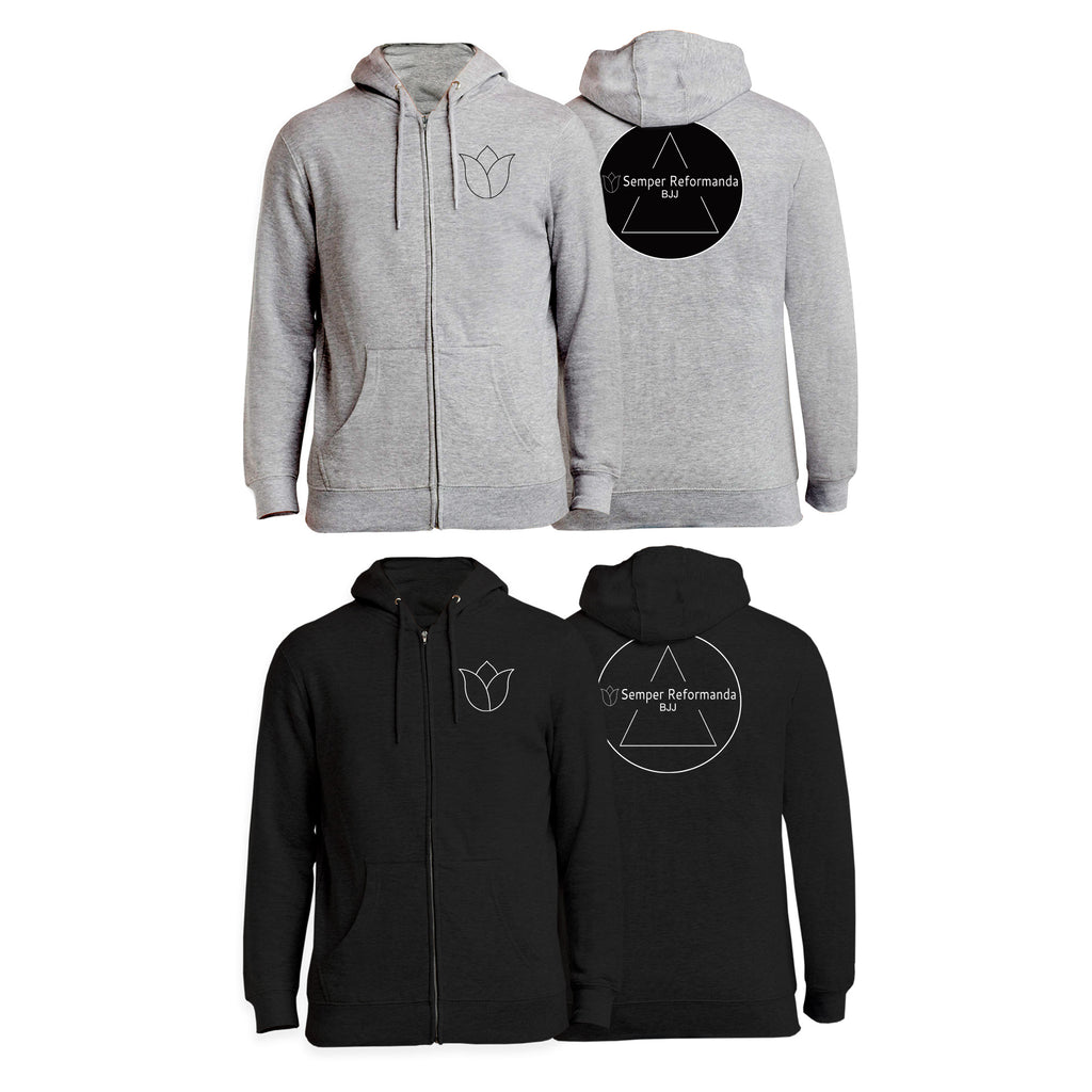 Illinois Brazilian Jiu Jitsu Zip-Up Hoodies #8208 X