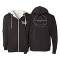 Illinois Brazilian Jiu Jitsu Sherpa Lined Zip-Up Hoodie #8208 Y