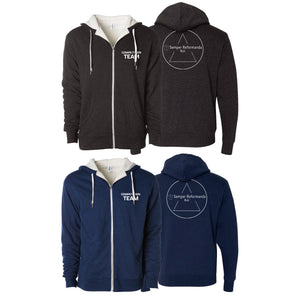 Illinois Brazilian Jiu Jitsu Sherpa Lined Zip-Up Hoodie #8208 Y