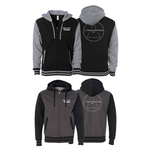Illinois Brazilian Jiu Jitsu Varsity Zip-Up Hoodies #8208 Y