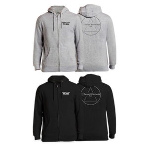 Illinois Brazilian Jiu Jitsu Zip-Up Hoodies #8208 Y