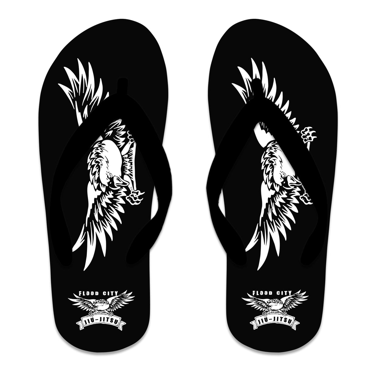 Flood City Jiu-Jitsu Flip Flops #8210 A