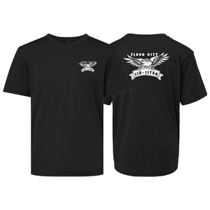Flood City Jiu-Jitsu Dry Fit Kids Shirts #8210 A
