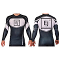 Elevate Academy Rash Guards Black/White #8211 A (Main Logo)
