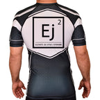 Elevate Academy Rash Guards Black/White #8211 A (Main Logo)