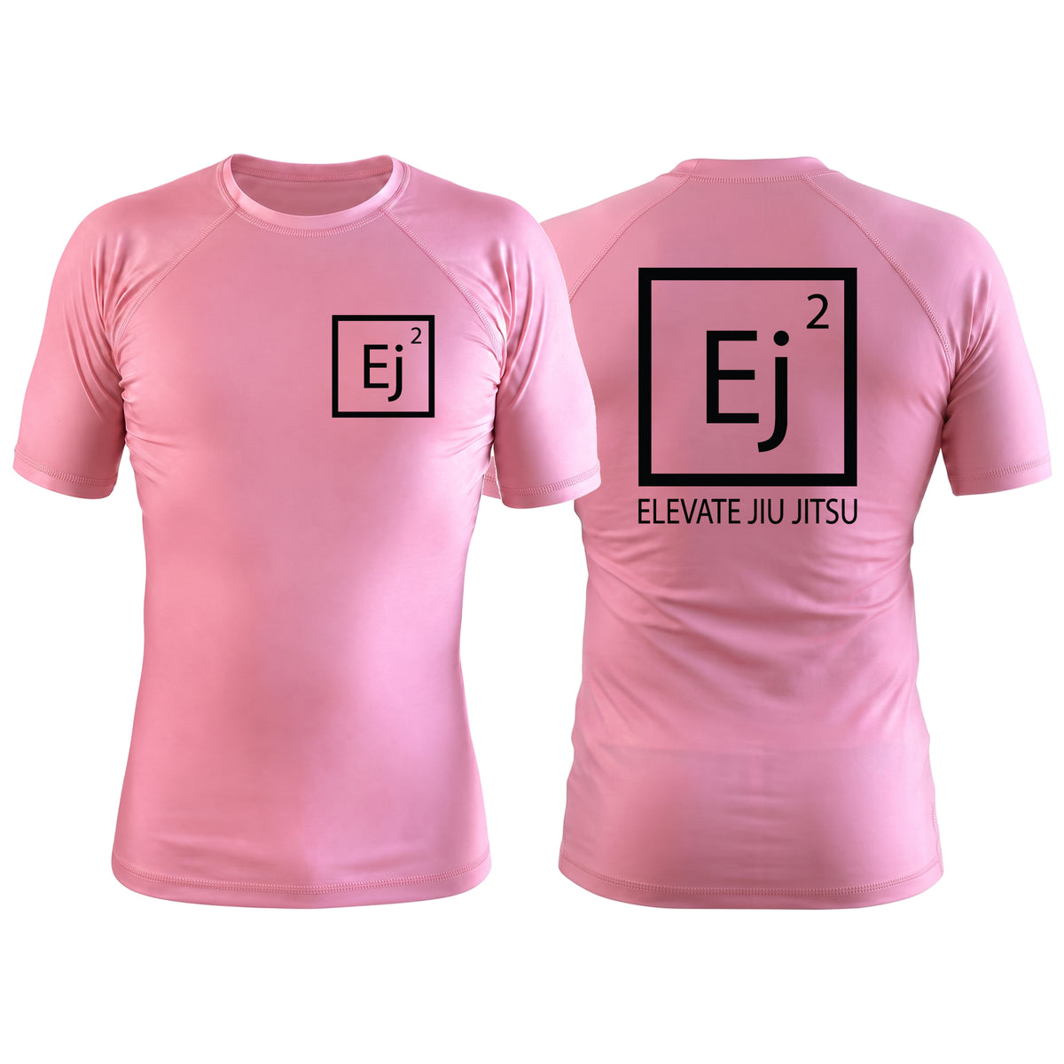 Elevate Pink Custom Rash Guards Short Sleeve #8211 A