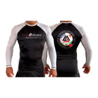 End State All Black Ranked Long Sleeve Rash Guards #8212 A