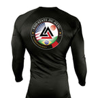 End State All Black Rash Guards Long Sleeves #8212 A
