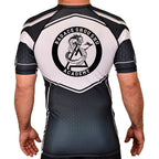 Badace Academy Rash Guards Black/White #8213 A