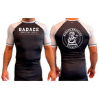 Badace All Black Ranked Short Sleeve Rash Guards #8213 A
