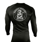 Badace All Black Rash Guards Long Sleeves #8213 A