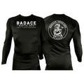 Badace All Black Rash Guards Long Sleeves #8213 A
