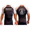 Badace All Black Ranked Short Sleeve Rash Guards #8213 A