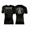 Badace All Black Rash Guards Short Sleeves #8213 A