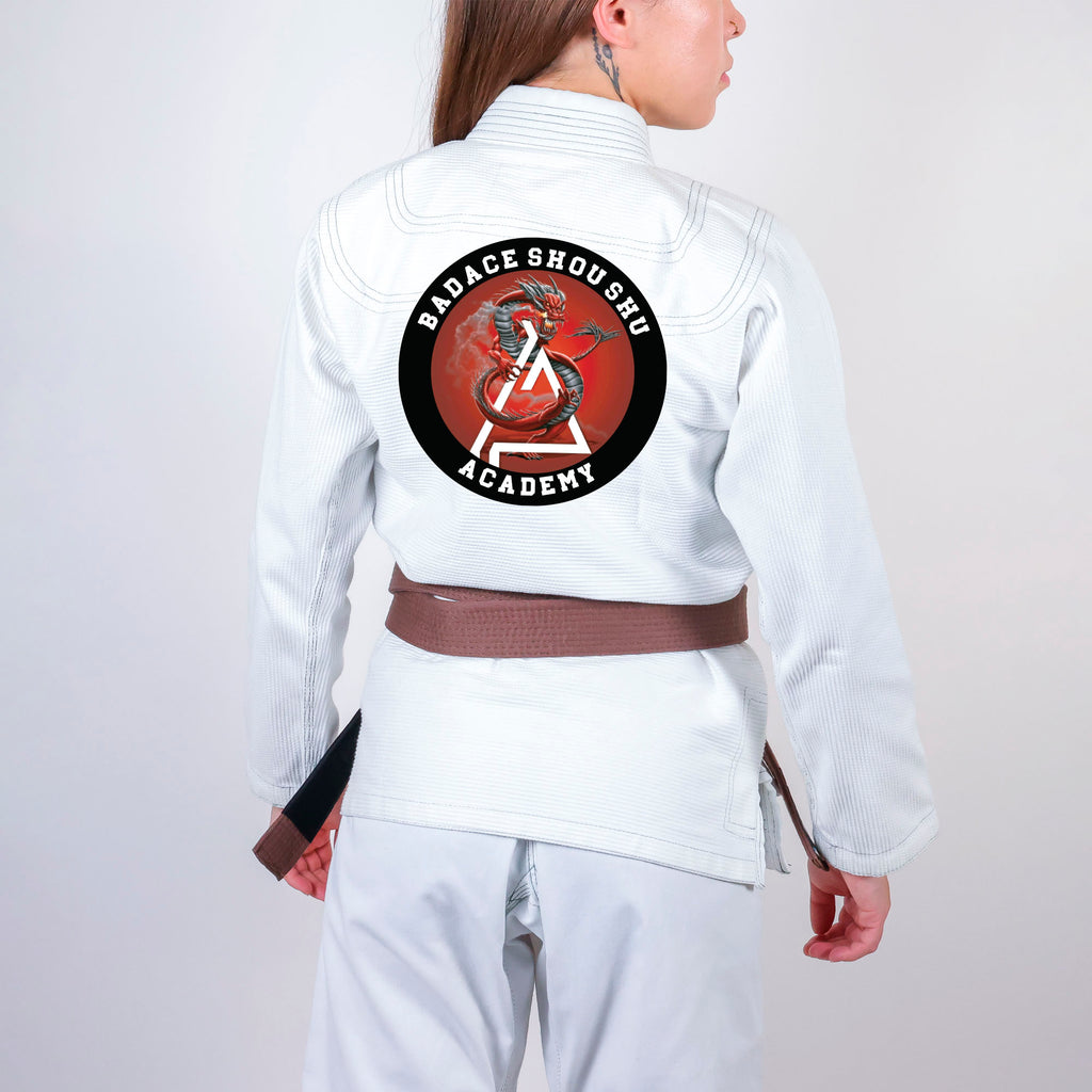 Badace Academy Women's Gi - White #1803 A