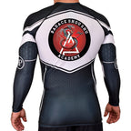 Badace Academy Rash Guards Black/White #8213 B