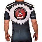 Badace Academy Rash Guards Black/White #8213 B