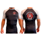 Badace All Black Ranked Short Sleeve Rash Guards #8213 B