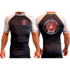 Badace All Black Ranked Short Sleeve Rash Guards #8213 B
