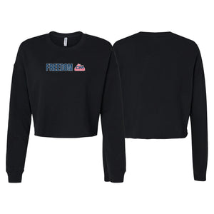Combat Ministries Women's Cropped Crewneck Sweatshirt #8215 A