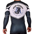 JREAM Academy Rash Guards Black/White #8216 A
