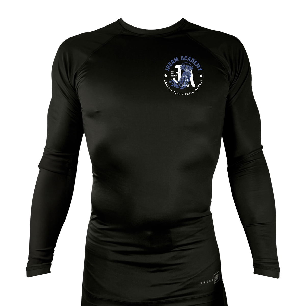 JREAM Academy All Black Rash Guards Long Sleeves #8216 A