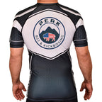 PEAK BJJ/KICKBOXING Academy Rash Guards Black/White #8217 A