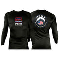 PEAK BJJ/KICKBOXING All Black Rash Guards Long Sleeves #8217 A