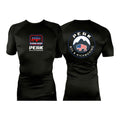 PEAK BJJ/KICKBOXING All Black Rash Guards Short Sleeves #8217 A