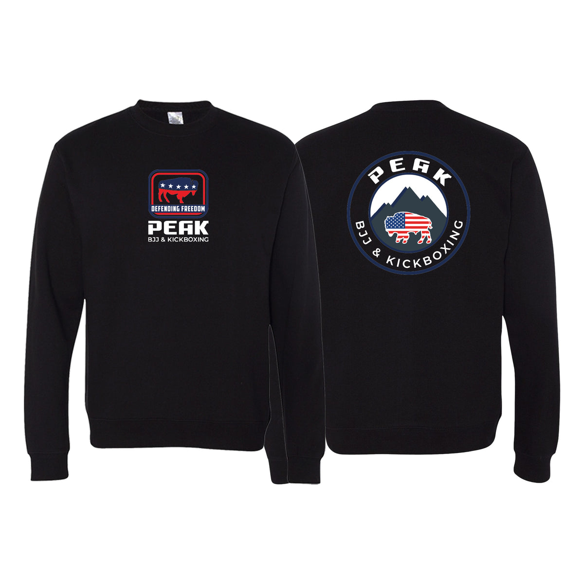 PEAK BJJ/KICKBOXING Crewneck Sweatshirt #8217 A