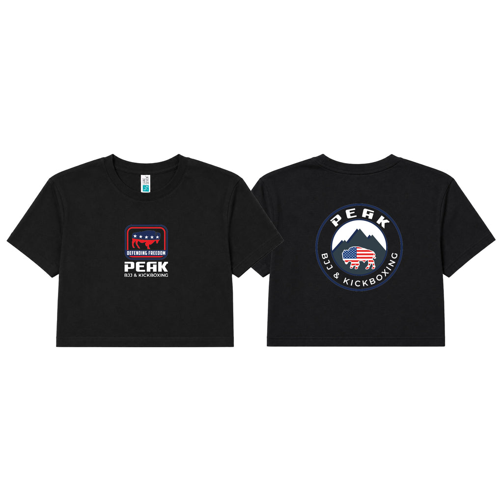 PEAK BJJ/KICKBOXING Women's Cropped Shirts #8217 A