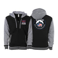 PEAK BJJ/KICKBOXING Varsity Zip-Up Hoodies #8217 B