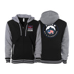 PEAK BJJ/KICKBOXING Varsity Zip-Up Hoodies #8217 B