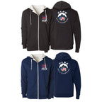 PEAK BJJ/KICKBOXING Sherpa Lined Zip-Up Hoodie #8217 B