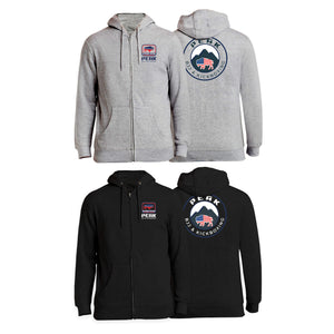 PEAK BJJ/KICKBOXING Zip-Up Hoodies #8217 B