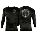 Protactx BJJ All Black Rash Guards Long Sleeves #8219 A