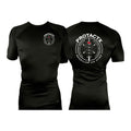 Protactx BJJ All Black Rash Guards Short Sleeves #8219 A