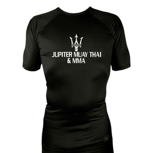 Galactic Jiu Jitsu All Black Rash Guards Short Sleeves #8220 B
